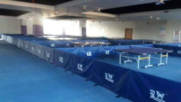 煙臺開發(fā)區(qū)愛華雙語學校羽毛球和乒乓球活動場