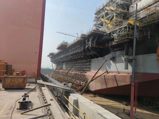 中集萊富士船廠(chǎng)巴西工程船健身房